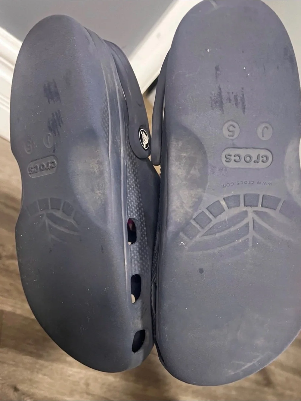 Navy BAYA CLOG crocs size J5